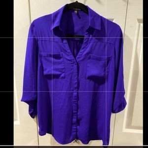 Express portofino button down blouse